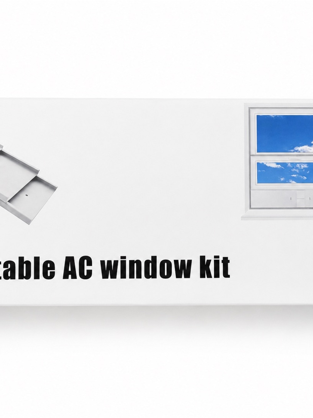Portable AC Window Vent Kit Adjustable Air Conditioner Exhaust Hose Adapter